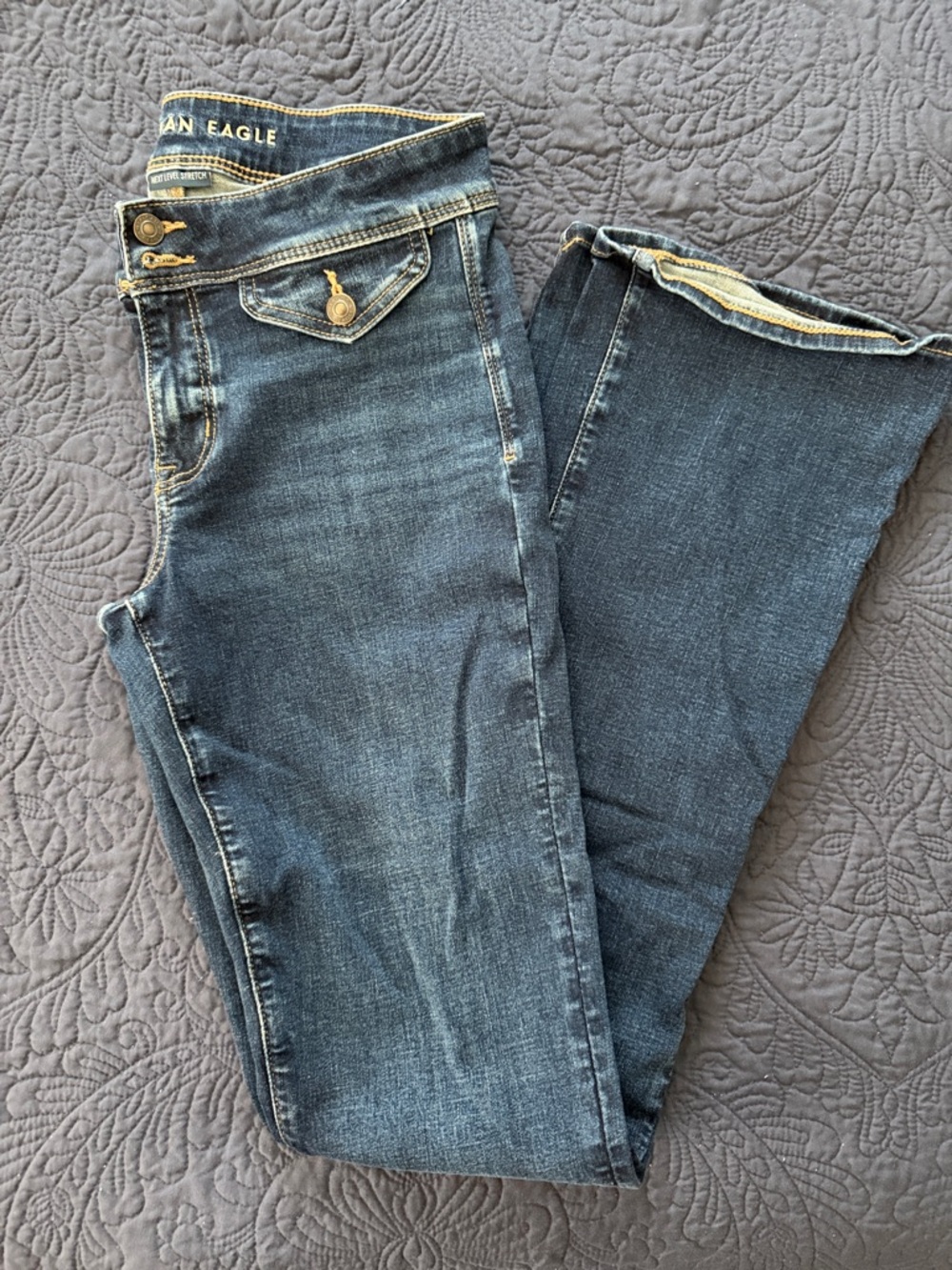 American Eagle Dark Blue Jeans XLong